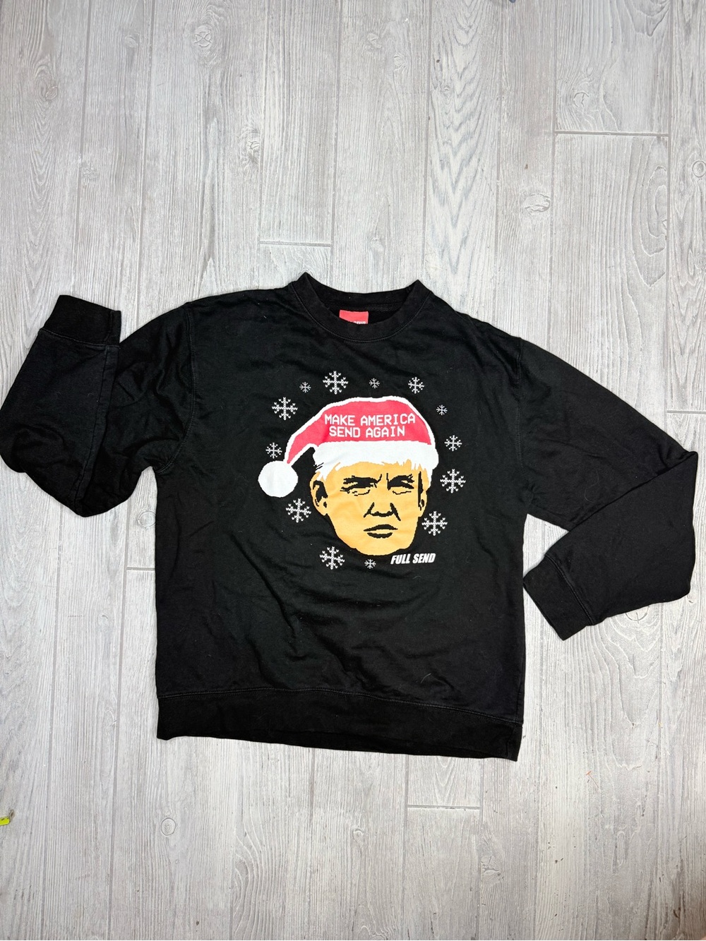 Full Send Nelk M Make America Send Again Sweatshirt Trump Christmas shirt